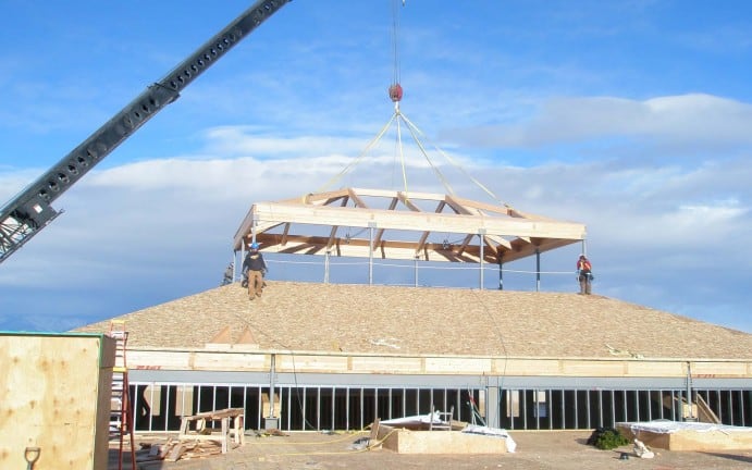 Hope Lutheran Church Cupola Schafer Construction Bozeman Montana